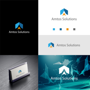 Amtos Solutions | Logo Design by TerryBogard