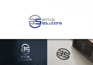Amtos Solutions | Logo Design by maria-kaz