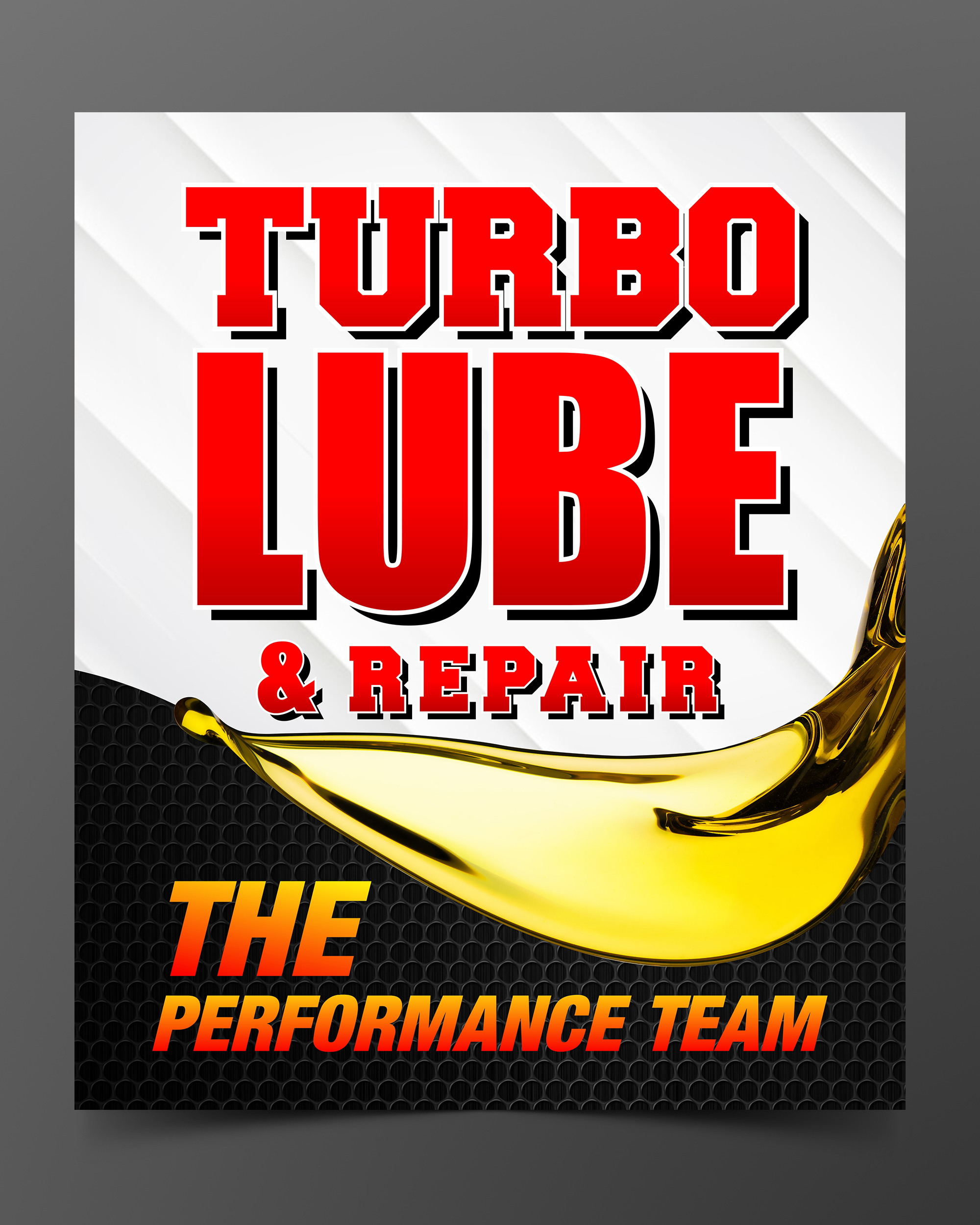 Diseño de Señalética por ecorokerz para Turbo Lube | Diseño #23845384