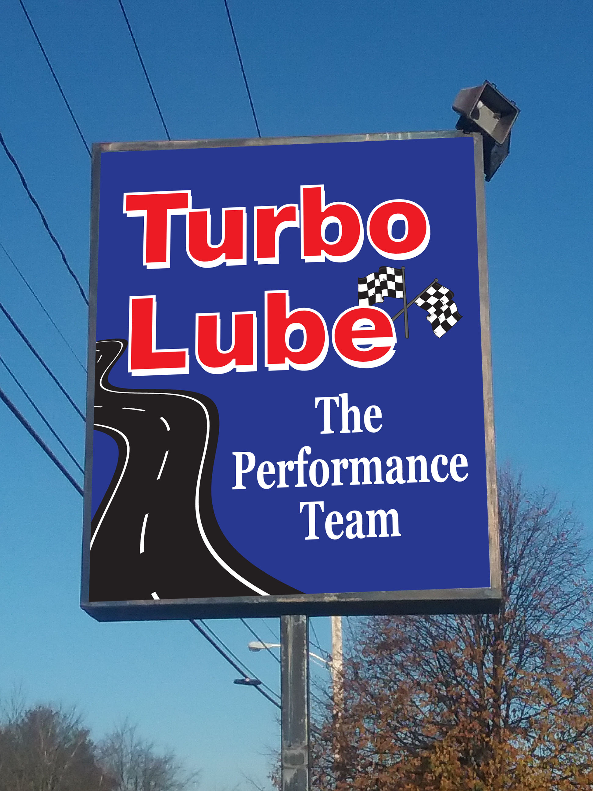 Signage Design by Isnah Logo for Turbo Lube | Design #23798311