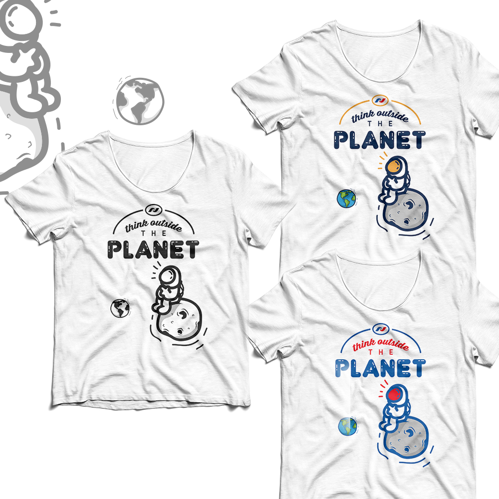 T-shirt Design by HELLOCRUNK for National Space Society | Design #23824570
