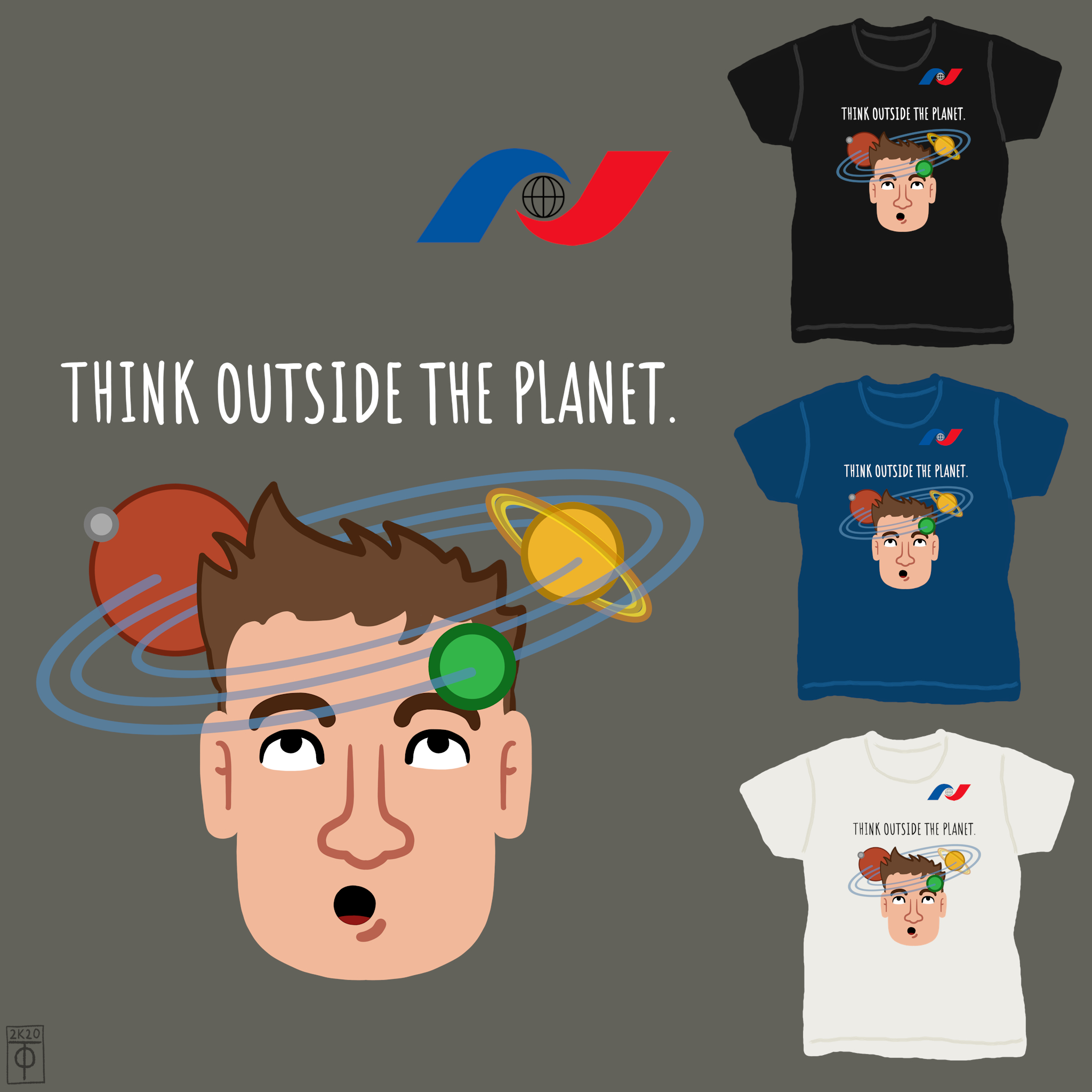 T-shirt Design by Tomasz Ostrowski for National Space Society | Design #23837828