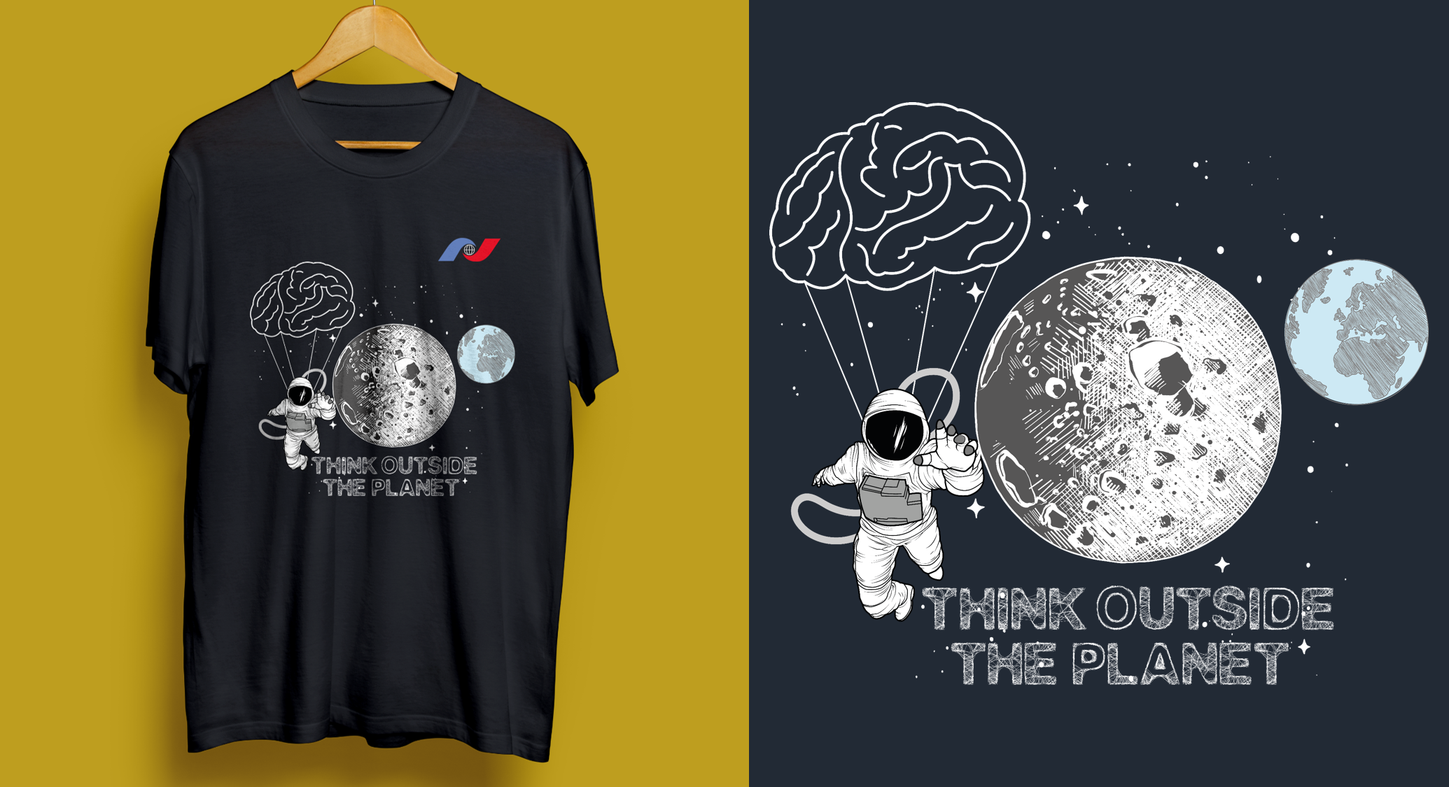 T-shirt Design by RogerRain for National Space Society | Design #23830484