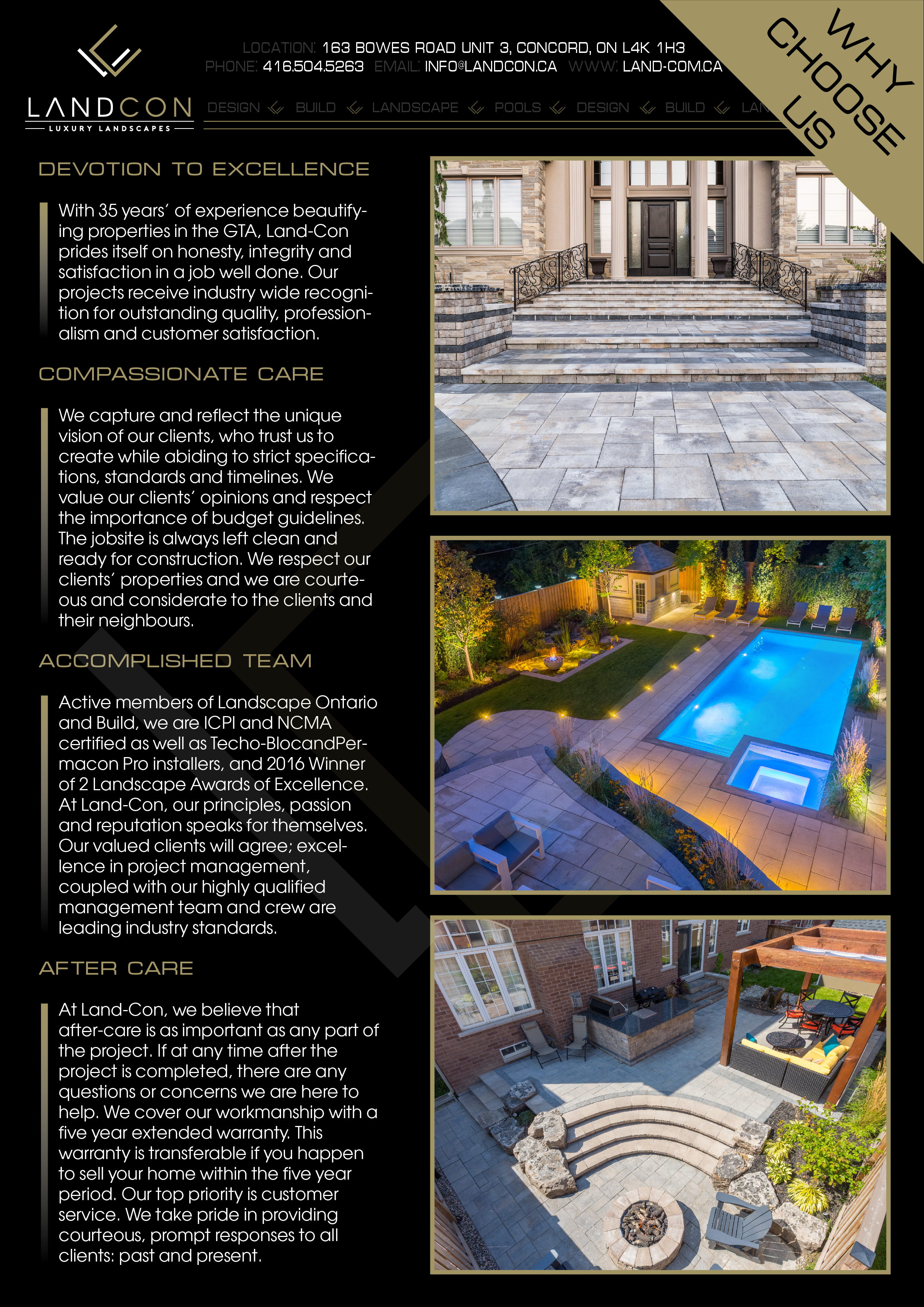 Diseño de Catálogo por Sheingart para Land-Con LTD | Diseño #23815822