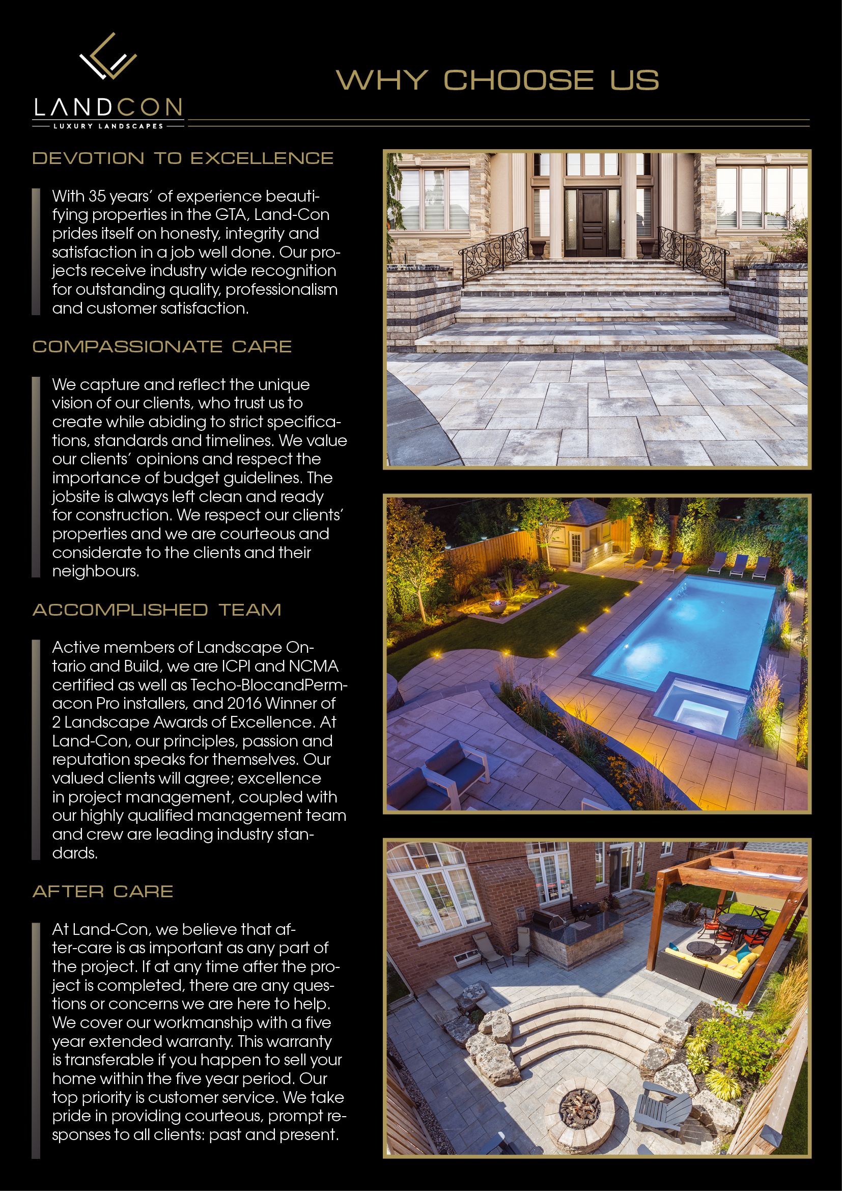 Diseño de Catálogo por Sheingart para Land-Con LTD | Diseño #23823577