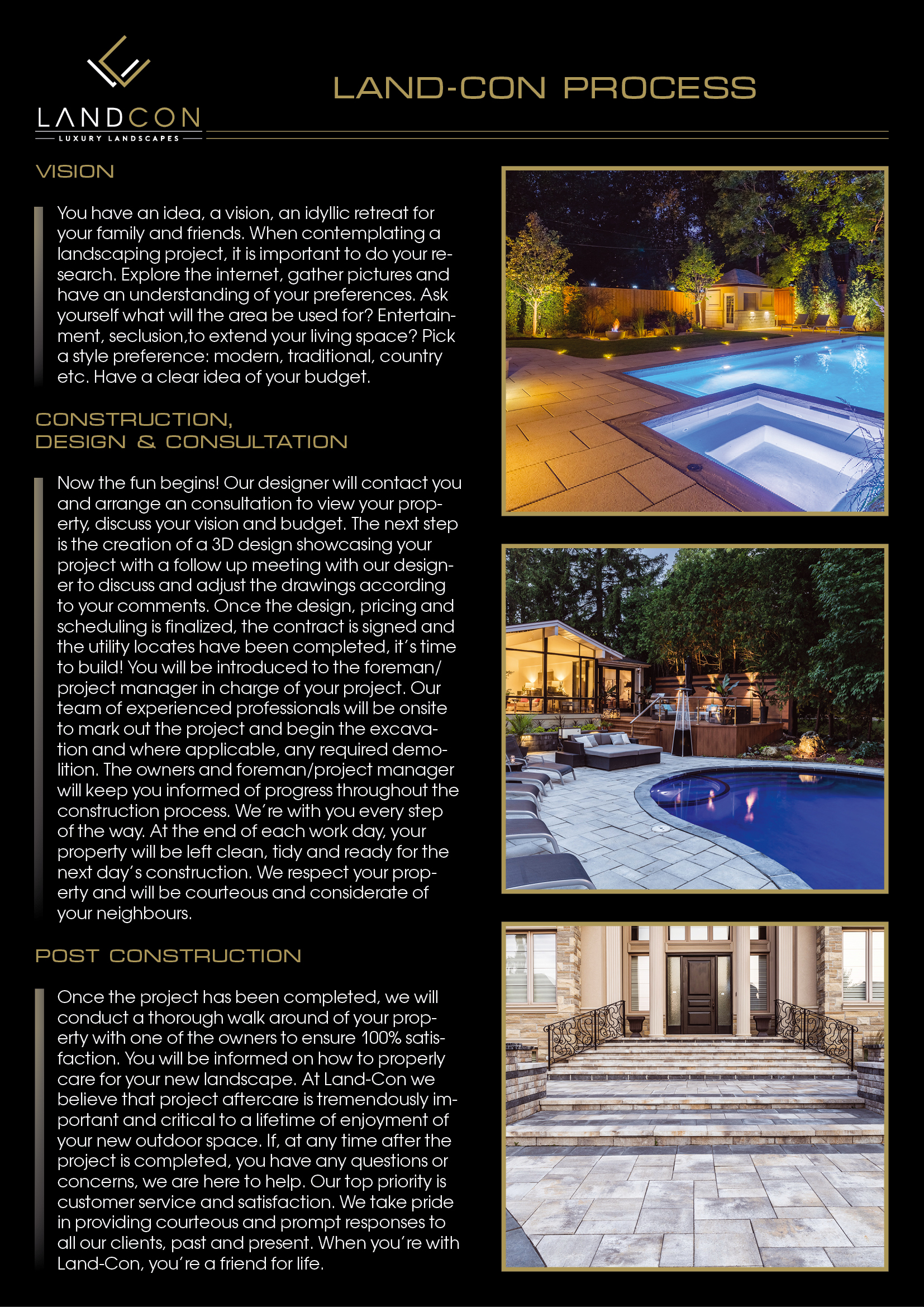 Diseño de Catálogo por Sheingart para Land-Con LTD | Diseño #23823740