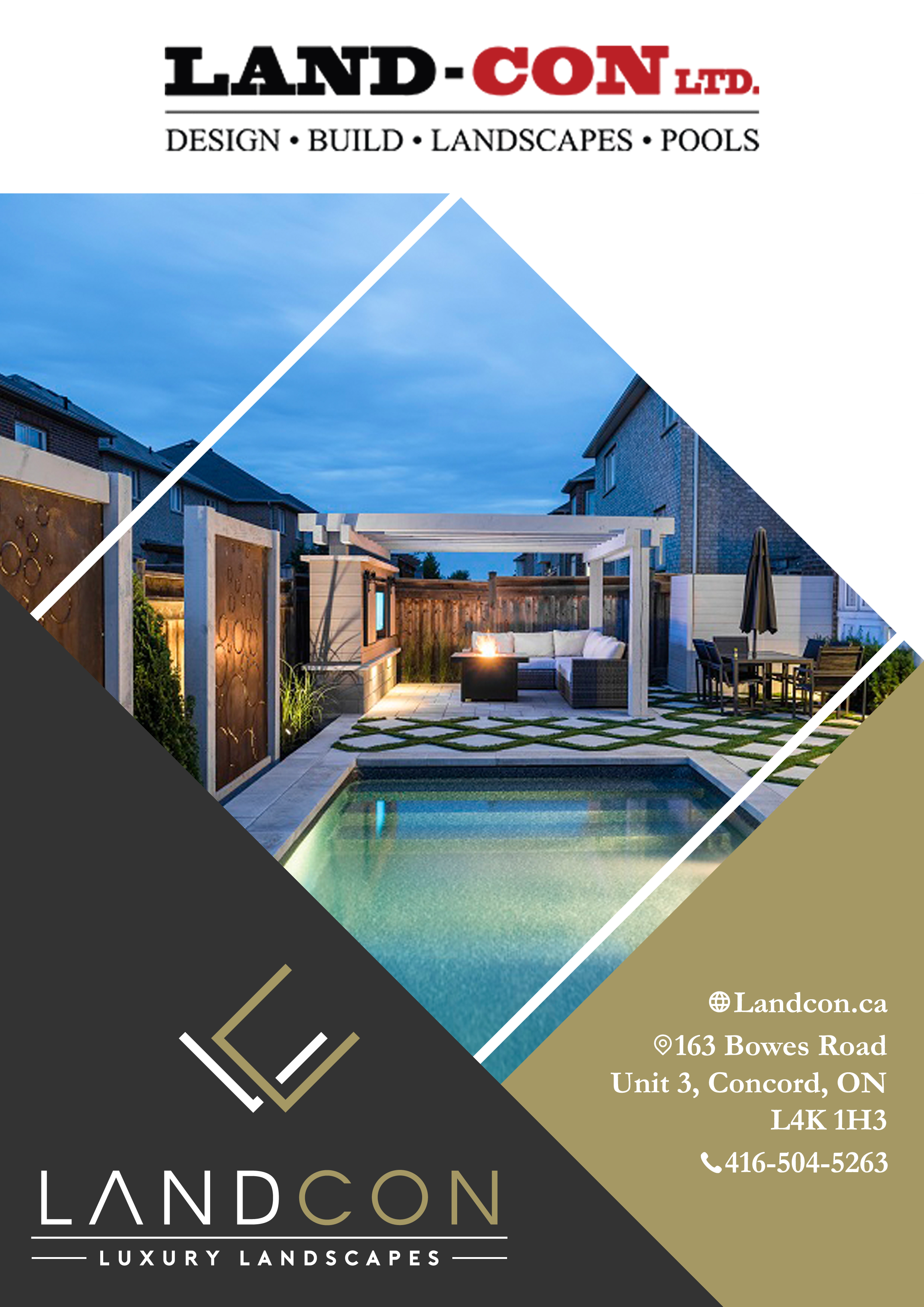 Catalogue Design by Regina Su for Land-Con LTD | Design #23813269