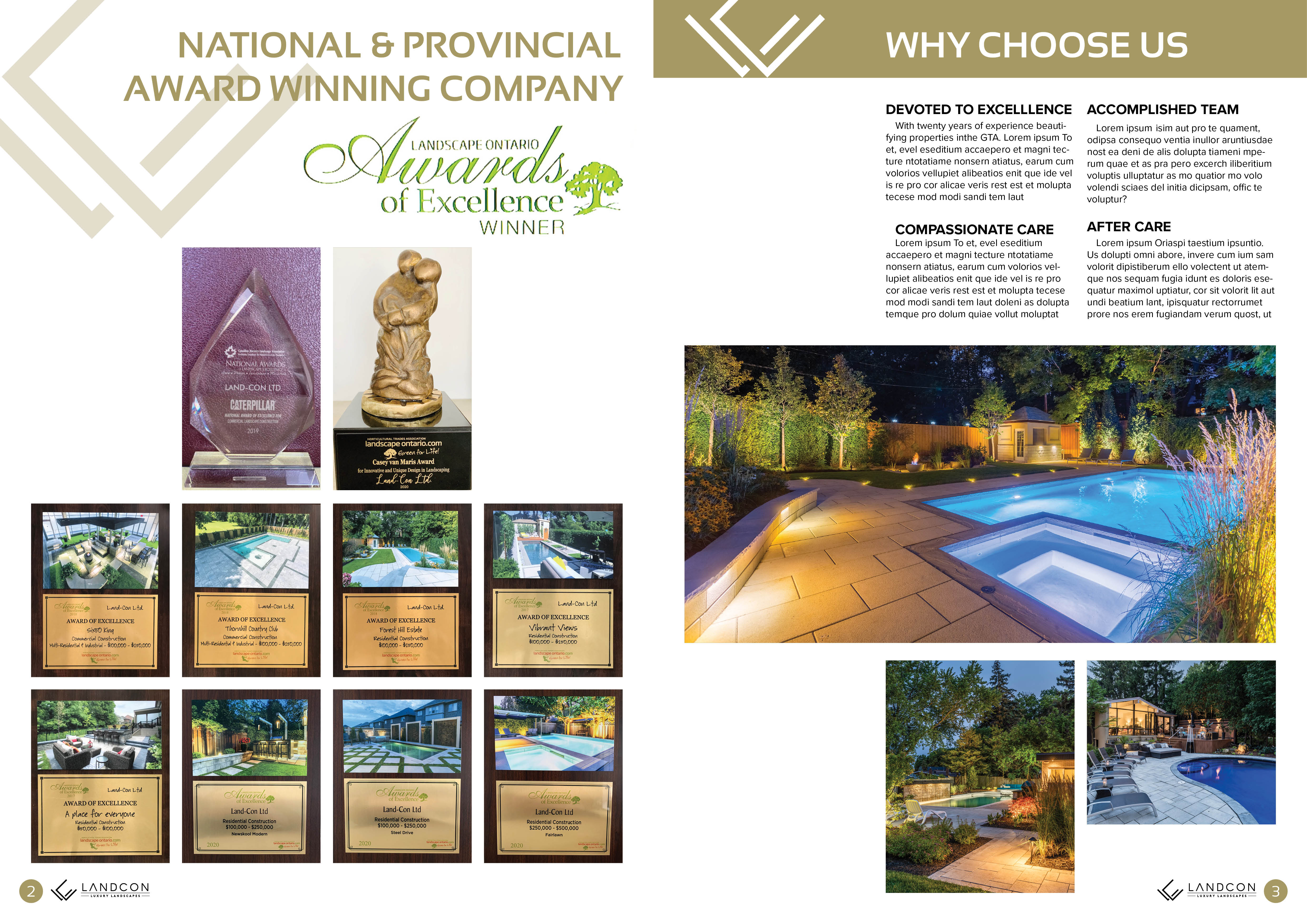 Diseño de Catálogo por isa studio para Land-Con LTD | Diseño #23816811