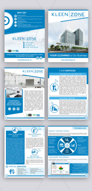 Kleenzone services brochure | Design de Brochure par DA.