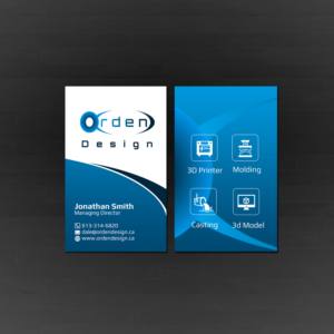 Visitenkarten-Design von Creations Box 2015 für Orden Design | Design: #23806674