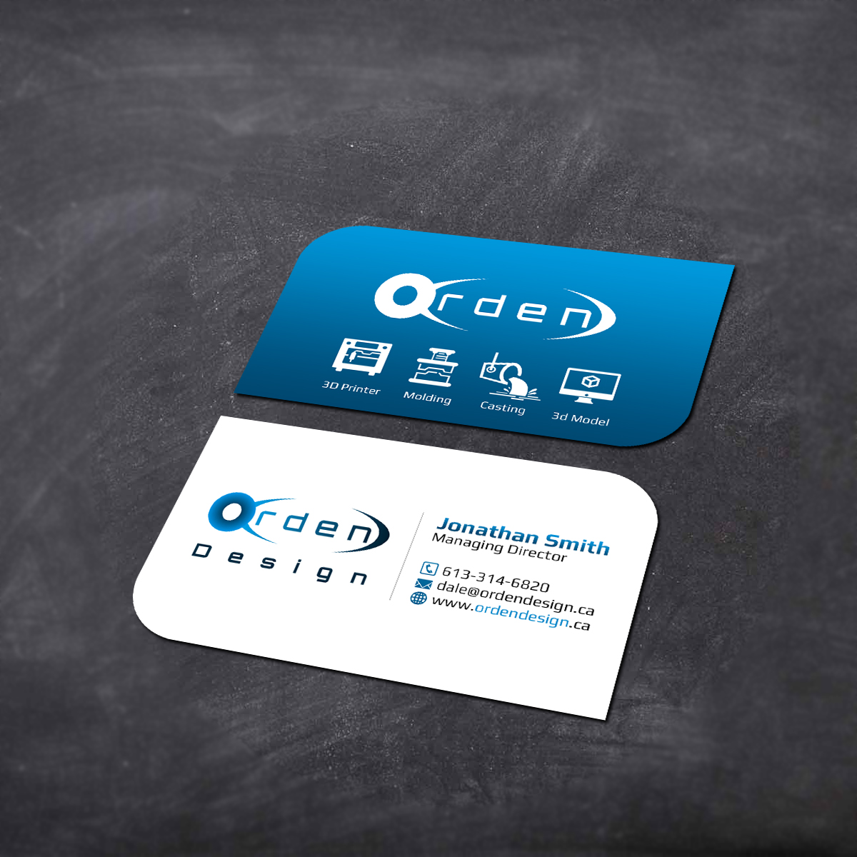 Business Card Design by Creations Box 2015 for Orden Design | Design #23806679