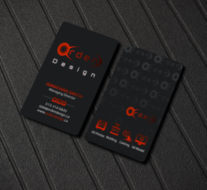 Visitenkarten-Design von Creations Box 2015 für Orden Design | Design: #23806687