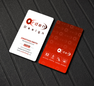 Visitenkarten-Design von Creations Box 2015 für Orden Design | Design: #23806689
