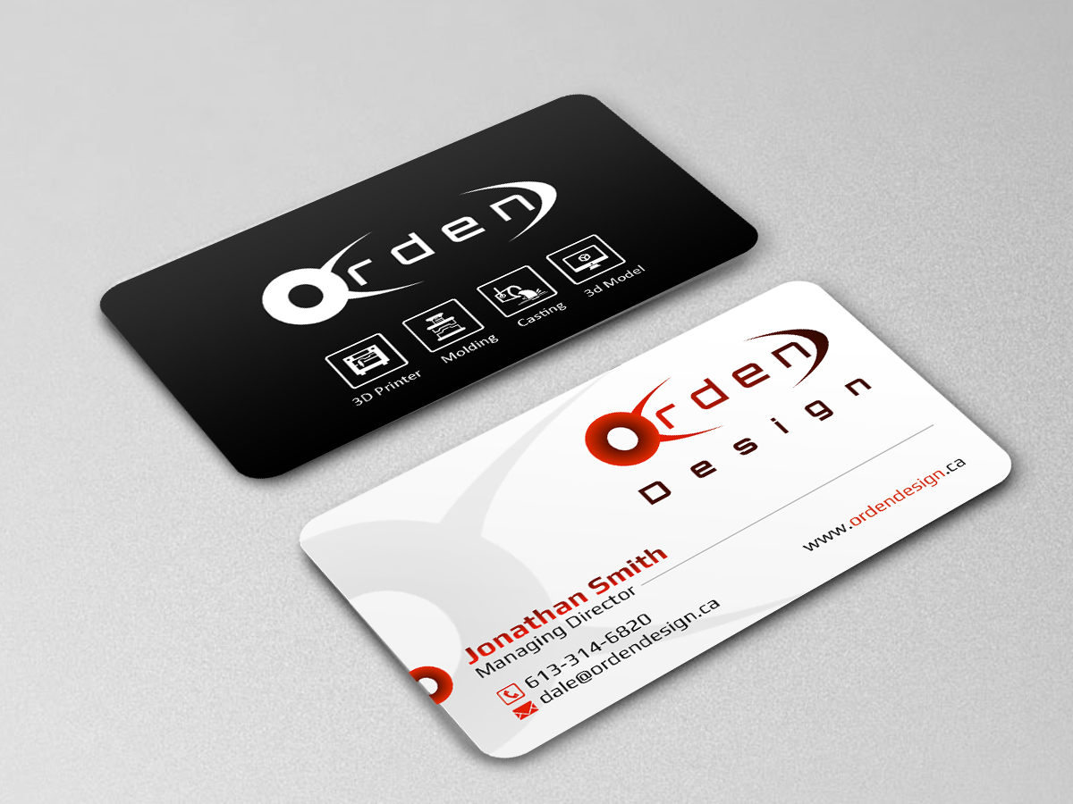 Business Card Design by Creations Box 2015 for Orden Design | Design #23821134