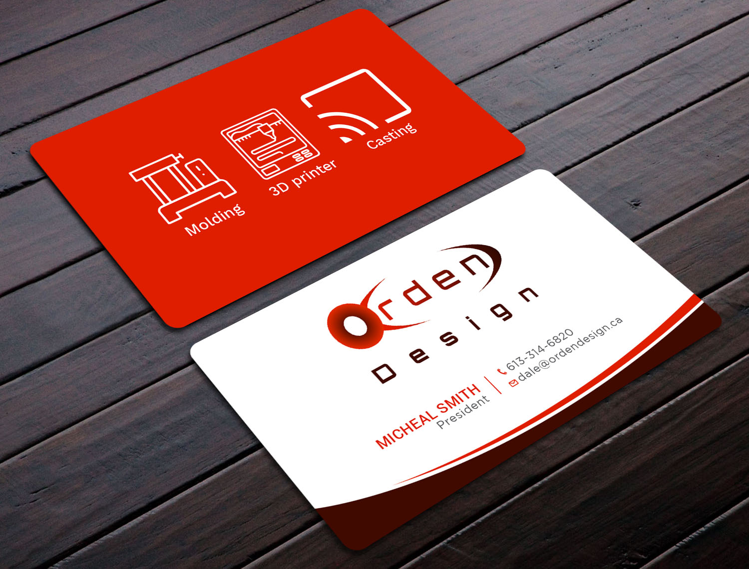 Business Card Design by Tripti Ranjan Gain for Orden Design | Design #23813910