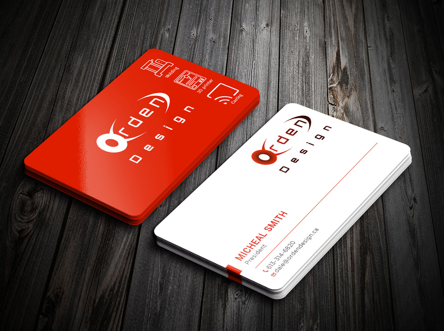 Business Card Design by Tripti Ranjan Gain for Orden Design | Design #23813915