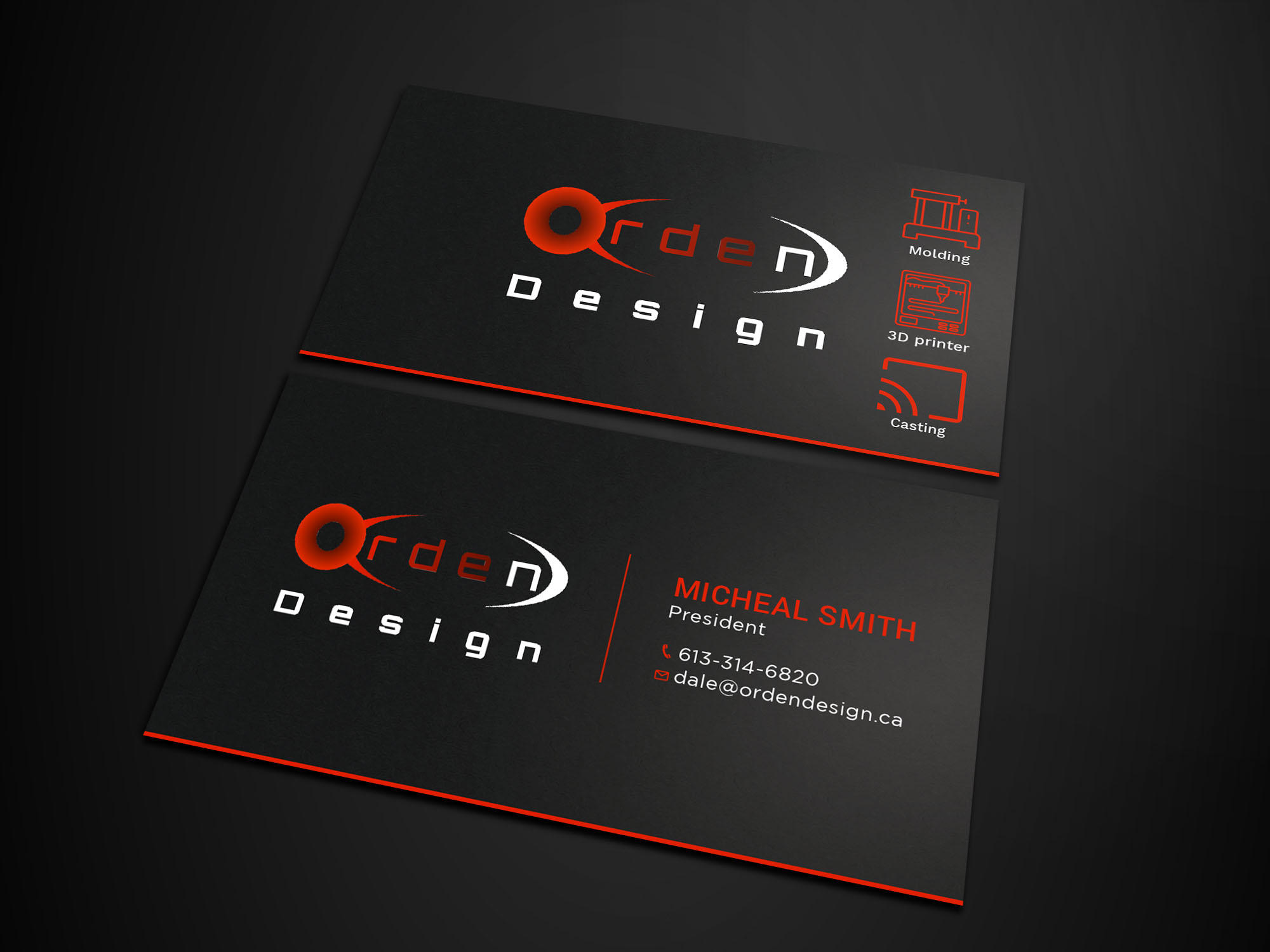 Business Card Design by Tripti Ranjan Gain for Orden Design | Design #23813926