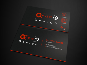 Business Card Design by Tripti Ranjan Gain for Orden Design | Design: #23813926