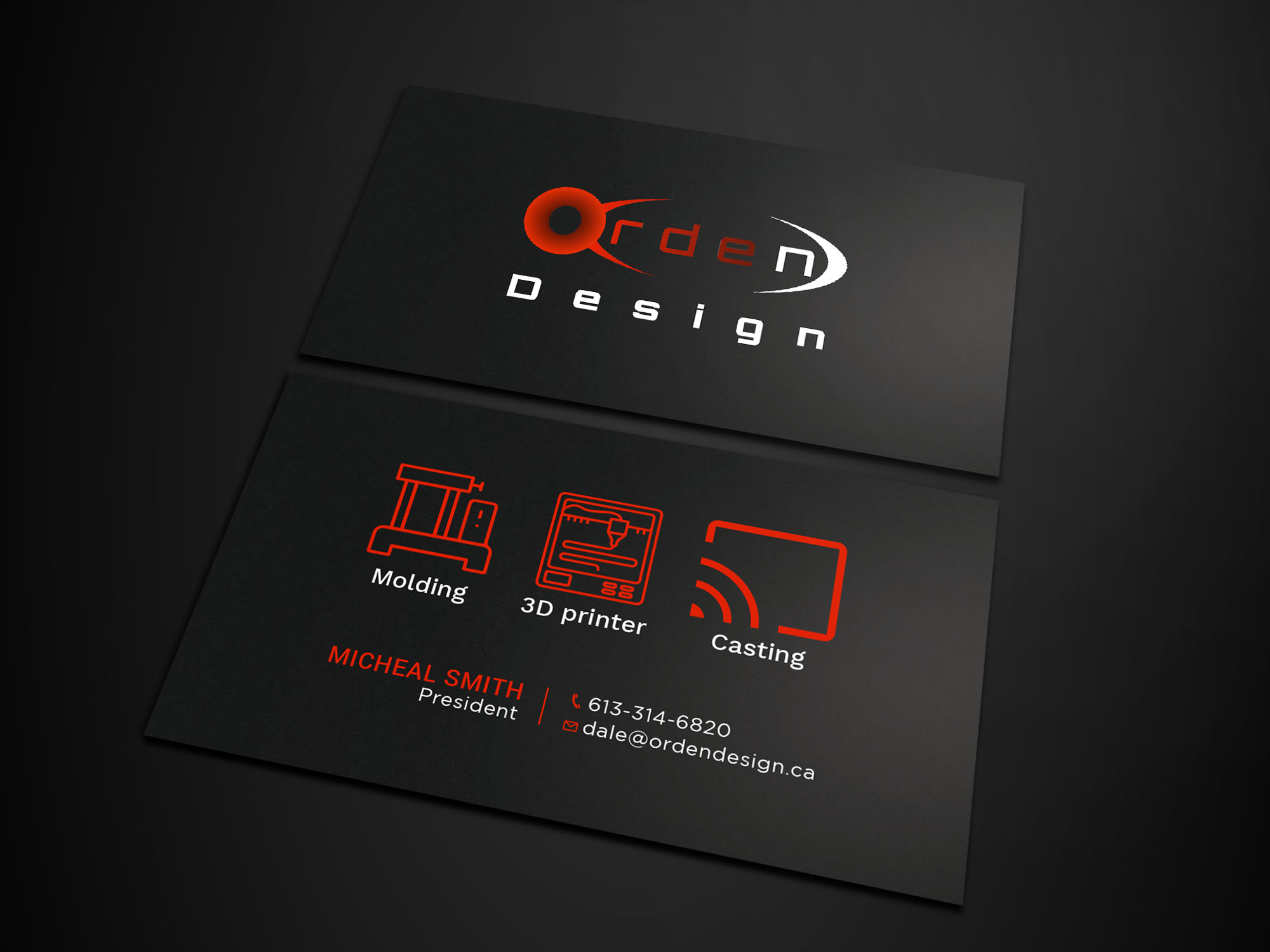 Business Card Design by Tripti Ranjan Gain for Orden Design | Design #23813927