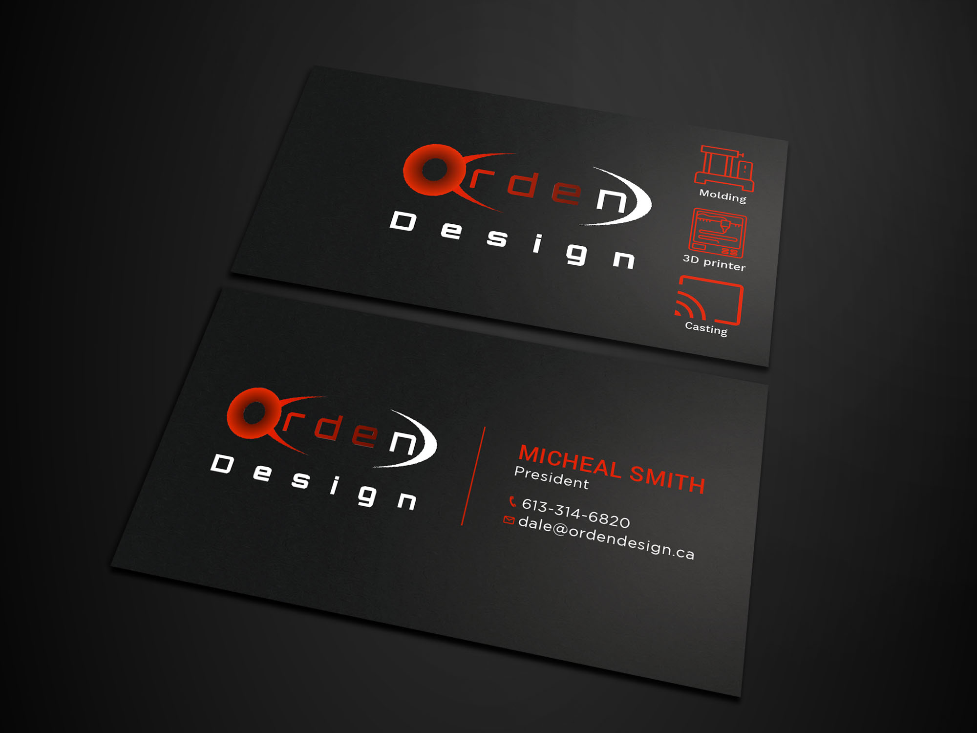 Business Card Design by Tripti Ranjan Gain for Orden Design | Design #23813930