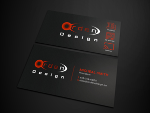 Business Card Design by Tripti Ranjan Gain for Orden Design | Design: #23813930
