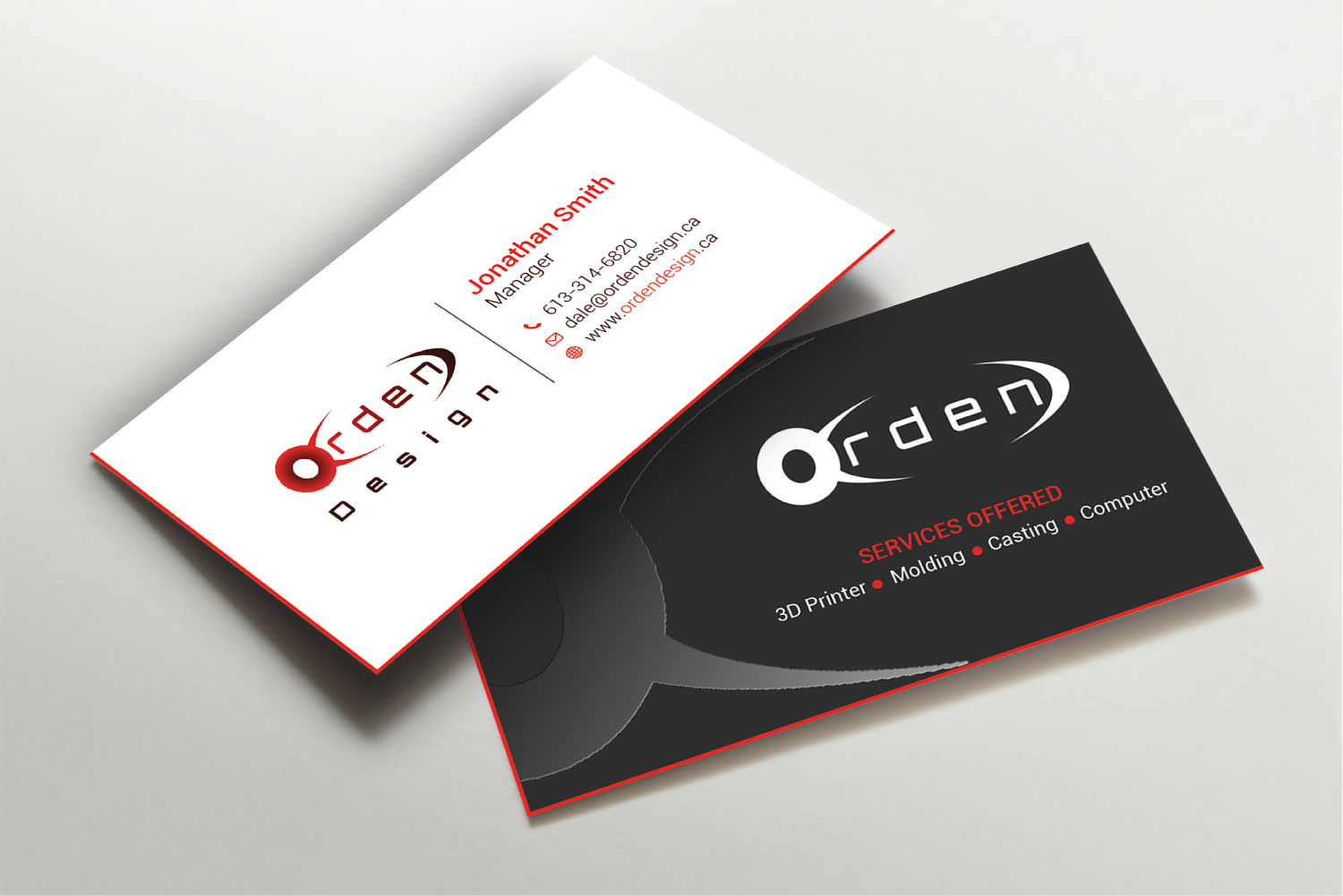 Business Card Design by Imagine design000 for Orden Design | Design #23802097