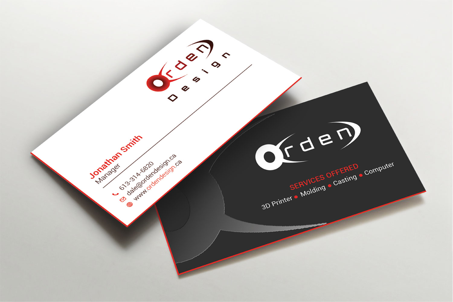 Business Card Design by Imagine design000 for Orden Design | Design #23802098