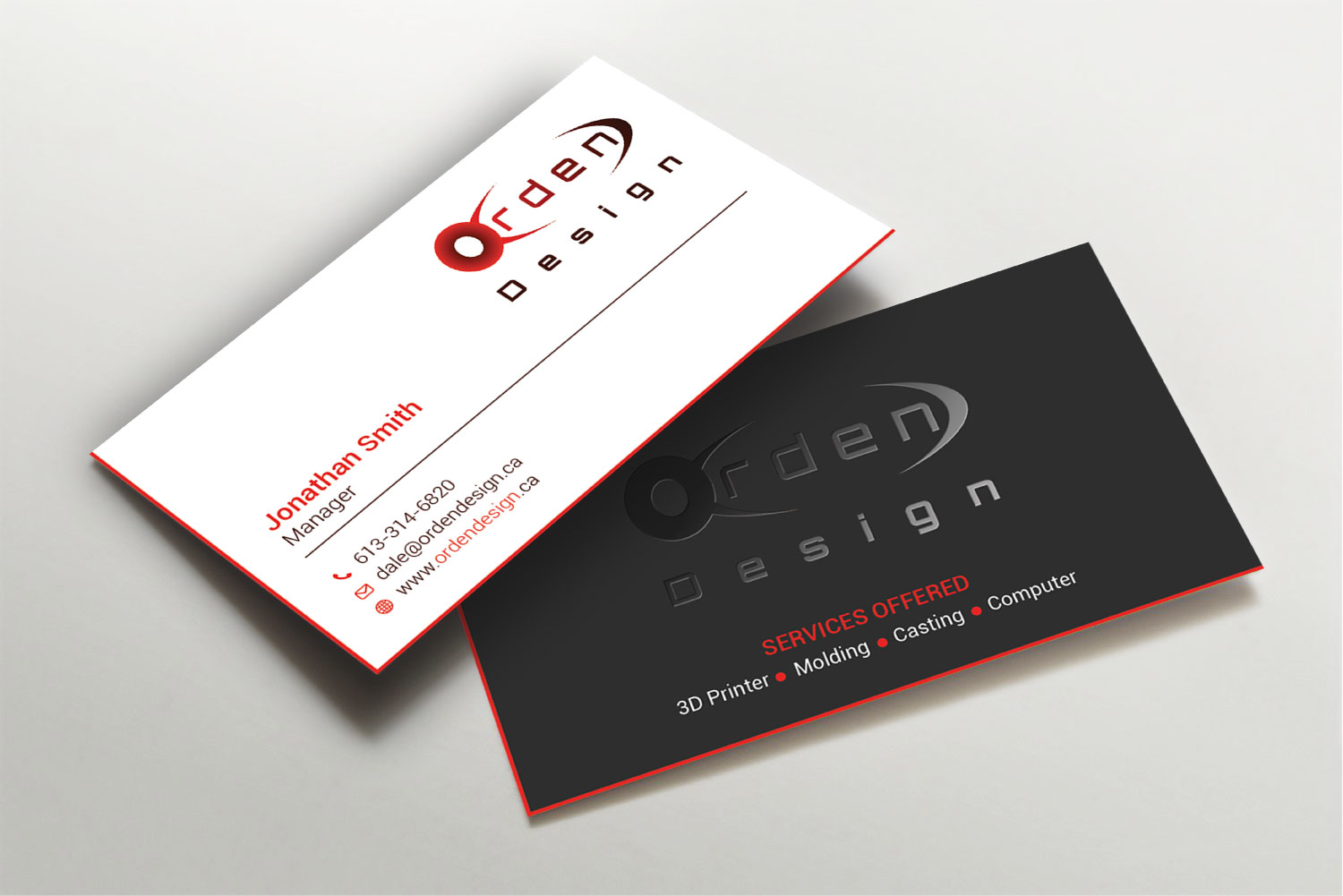 Business Card Design by Imagine design000 for Orden Design | Design #23802099