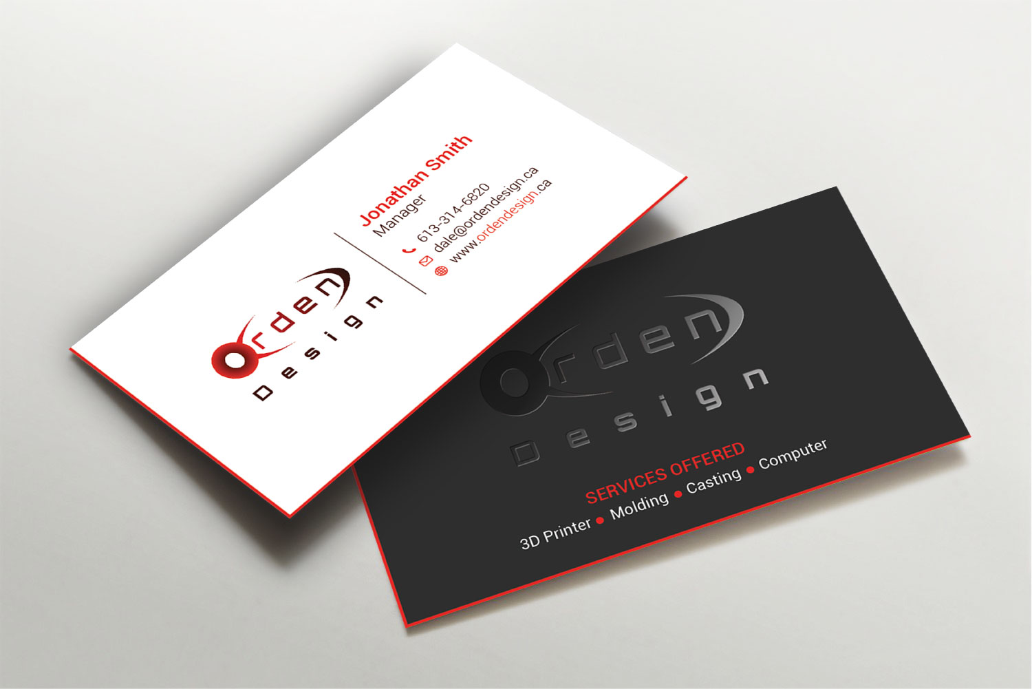 Business Card Design by Imagine design000 for Orden Design | Design #23802100