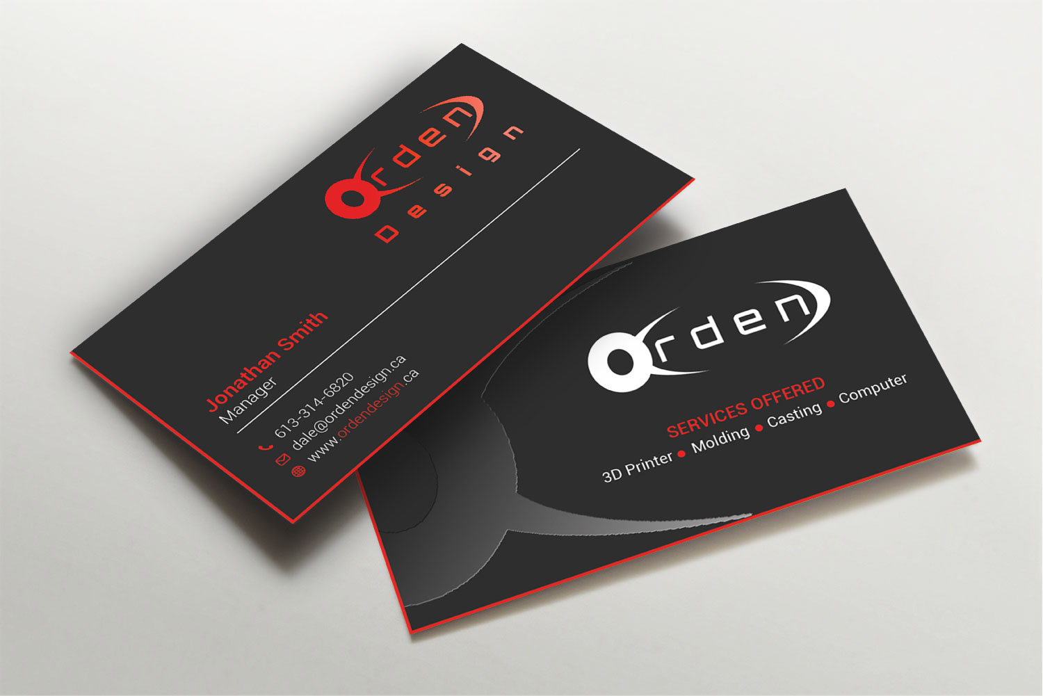 Business Card Design by Imagine design000 for Orden Design | Design #23802110