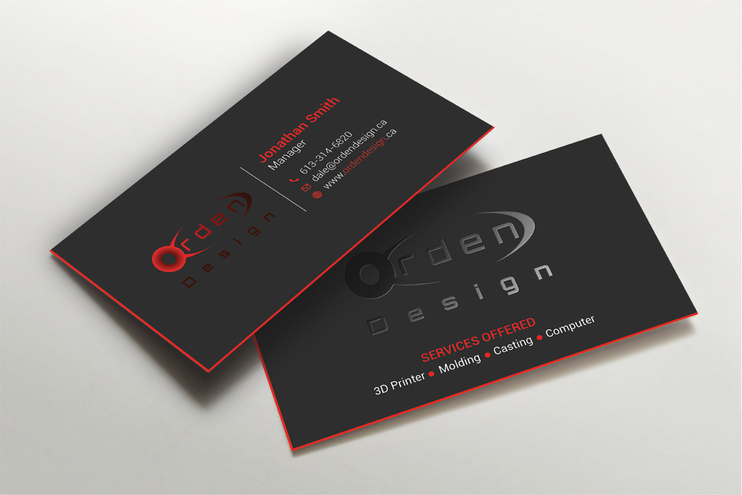 Business Card Design by Imagine design000 for Orden Design | Design #23802111