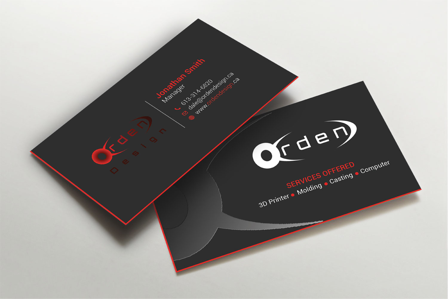 Business Card Design by Imagine design000 for Orden Design | Design #23802112