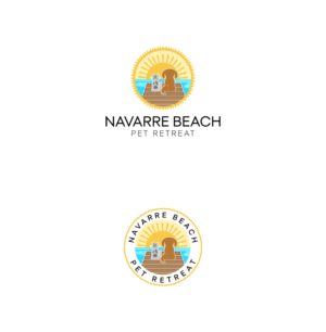 Navarre Beach Pet Retreat | Logo-Design von Cactus Designs