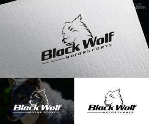 Black Wolf Motorsports | Logo Design by Dot Design 3