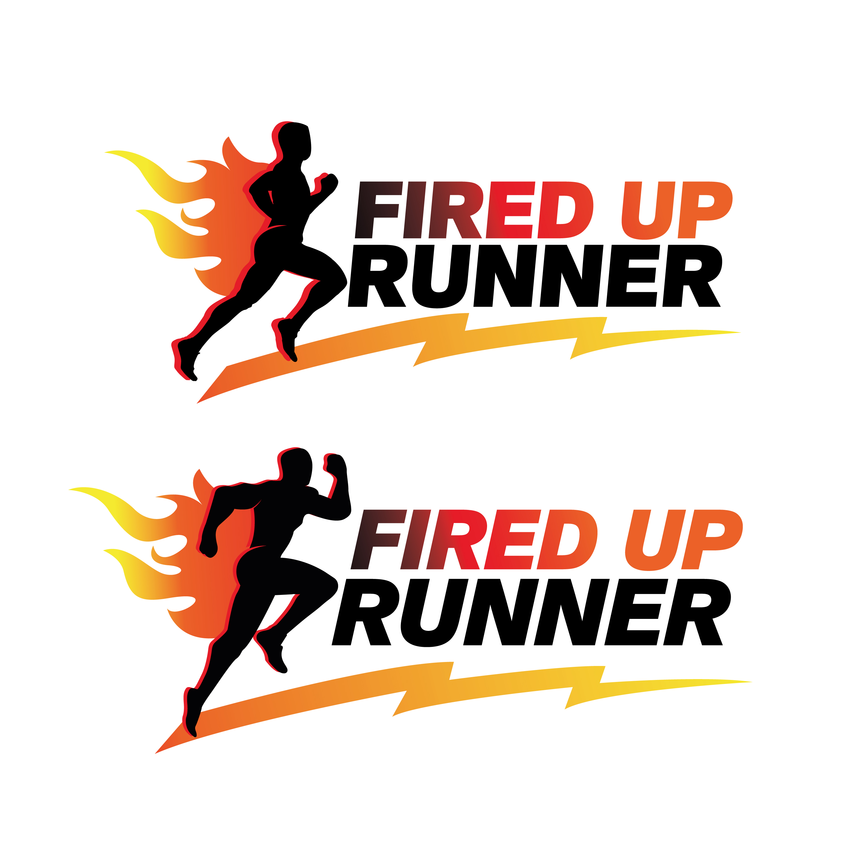 Logo Design by sherman for Fired Up Runner | Design #23855965