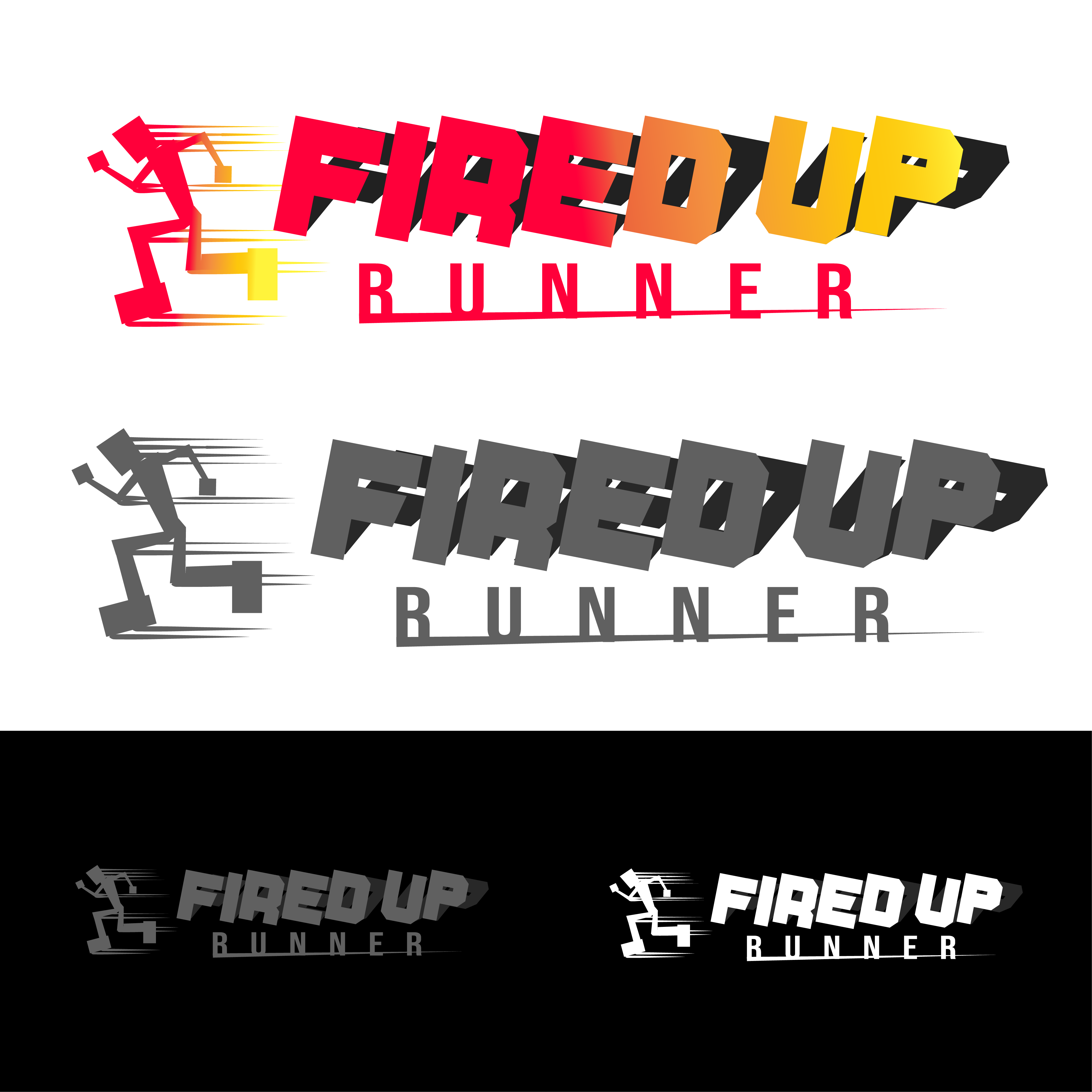 Logo Design by ivancreatives for Fired Up Runner | Design #23813571
