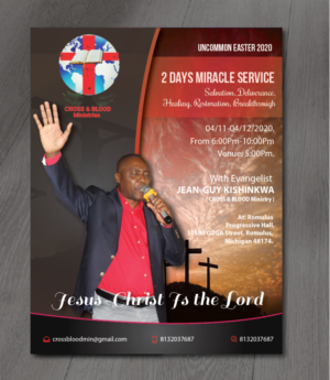 Design de Flyer par alex989 pour CROSS & BLOOD MINISTRY  | Design : #23841216