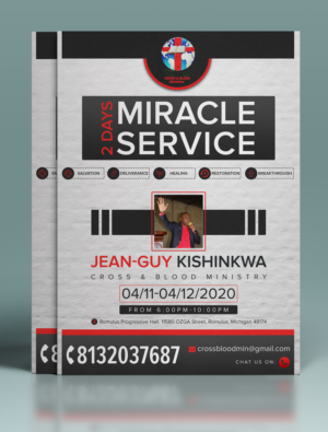 Flyer Design by SAI DESIGNS for CROSS & BLOOD MINISTRY  | Design #23819081