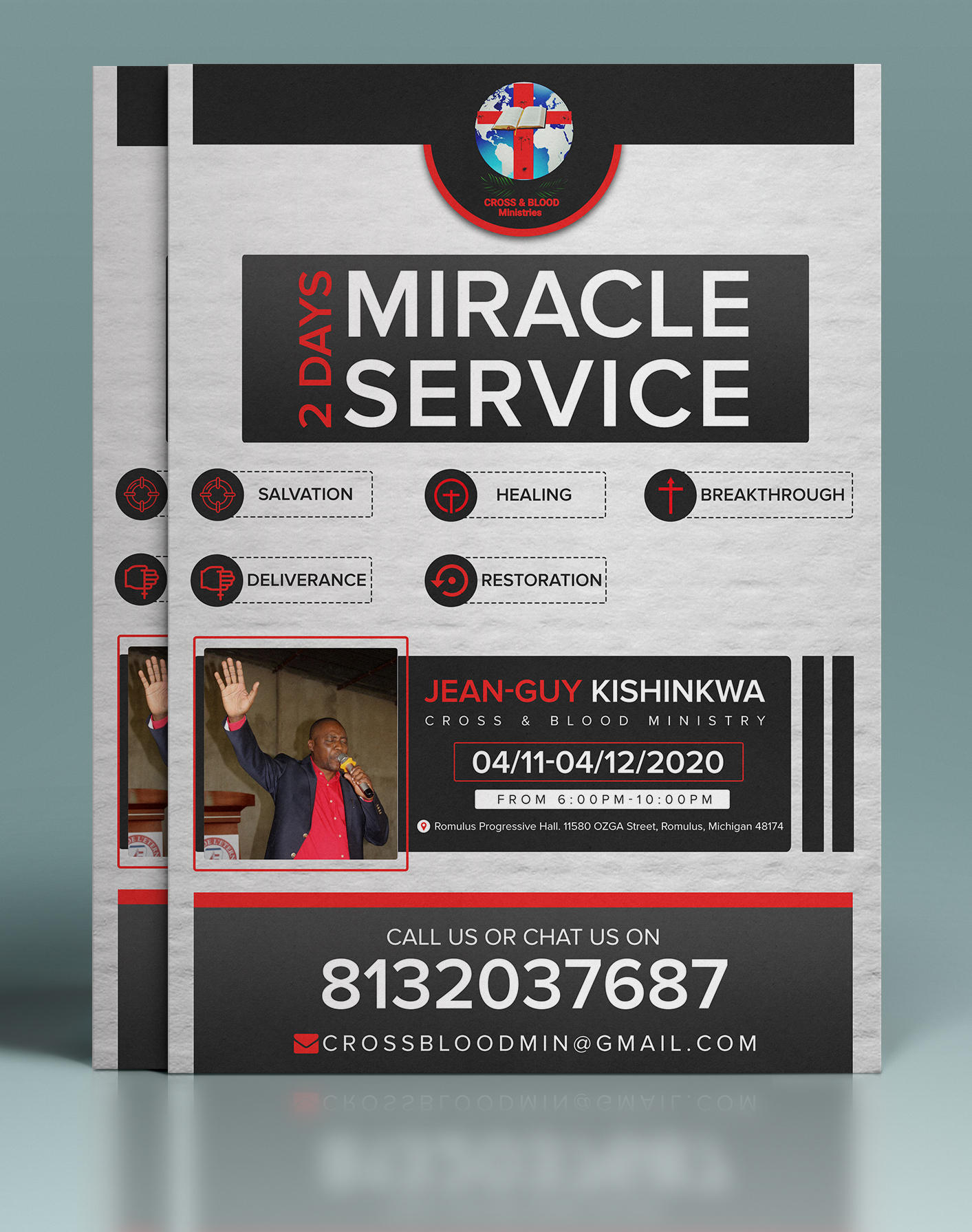 Flyer Design by SAI DESIGNS for CROSS & BLOOD MINISTRY  | Design #23840506