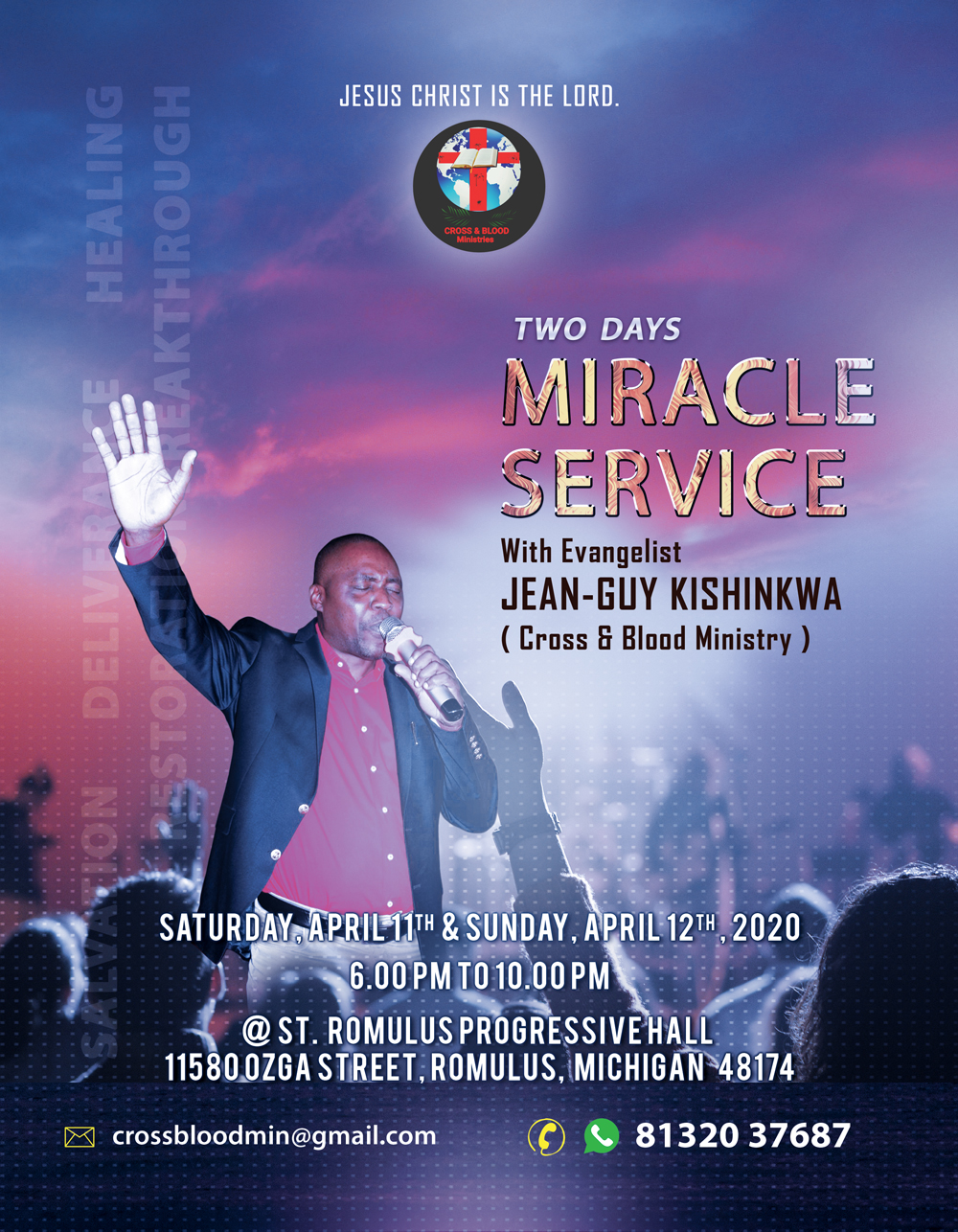 Diseño de Flyer por Aaron V para CROSS & BLOOD MINISTRY  | Diseño #23821615