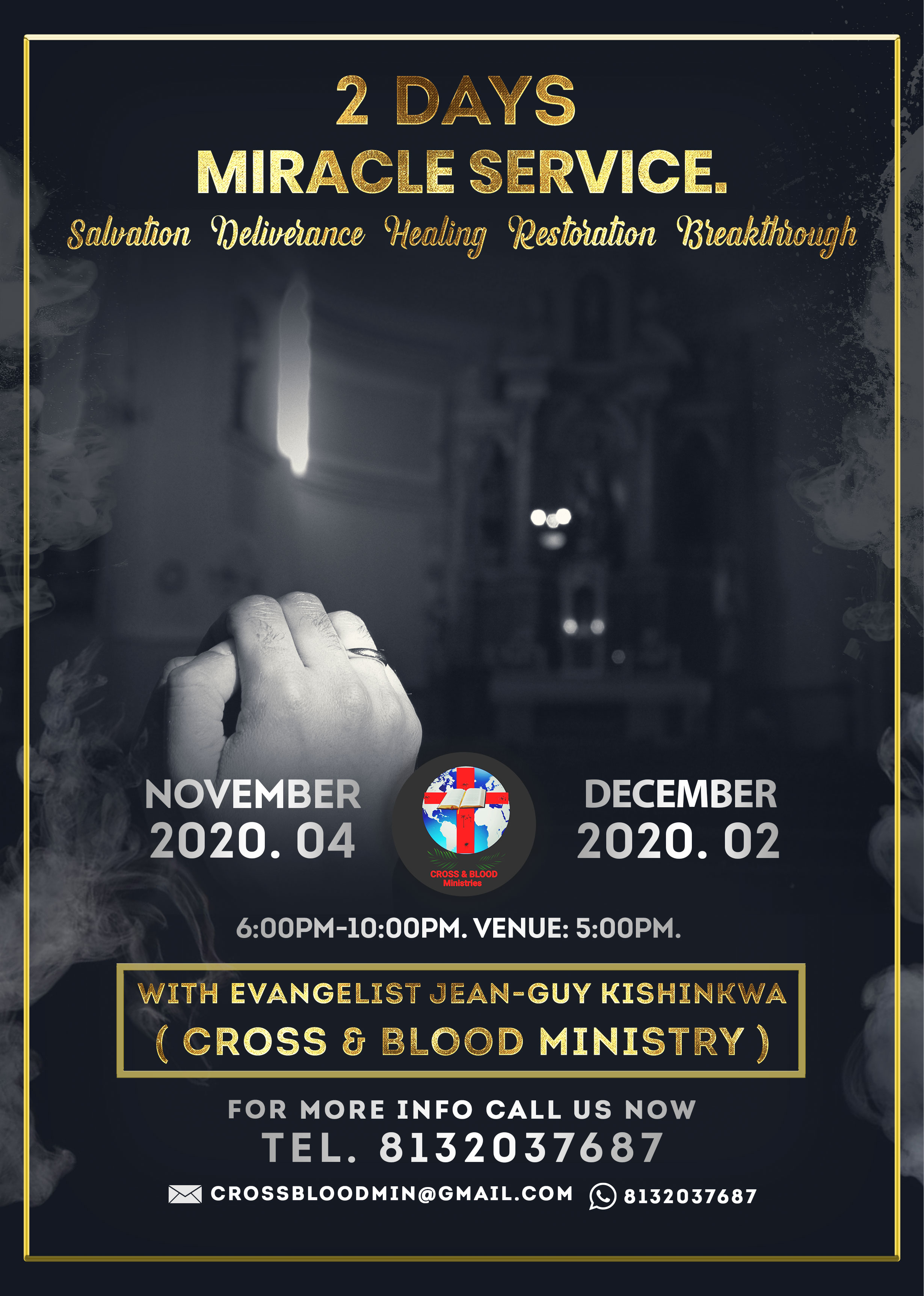 Flyer-Design von HeshanKavinda für CROSS & BLOOD MINISTRY  | Design #23804690