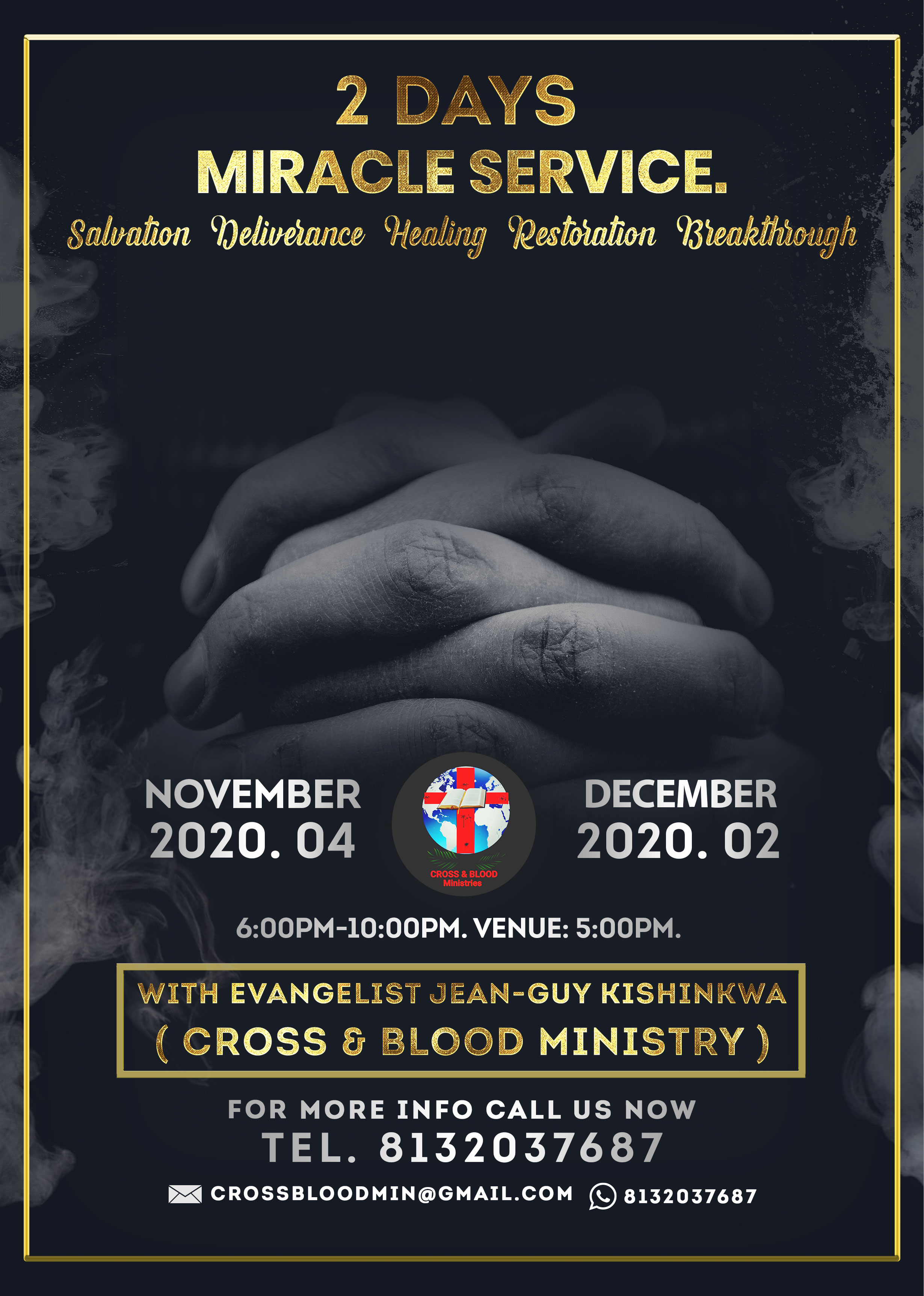 Flyer Design by HeshanKavinda for CROSS & BLOOD MINISTRY  | Design #23804695