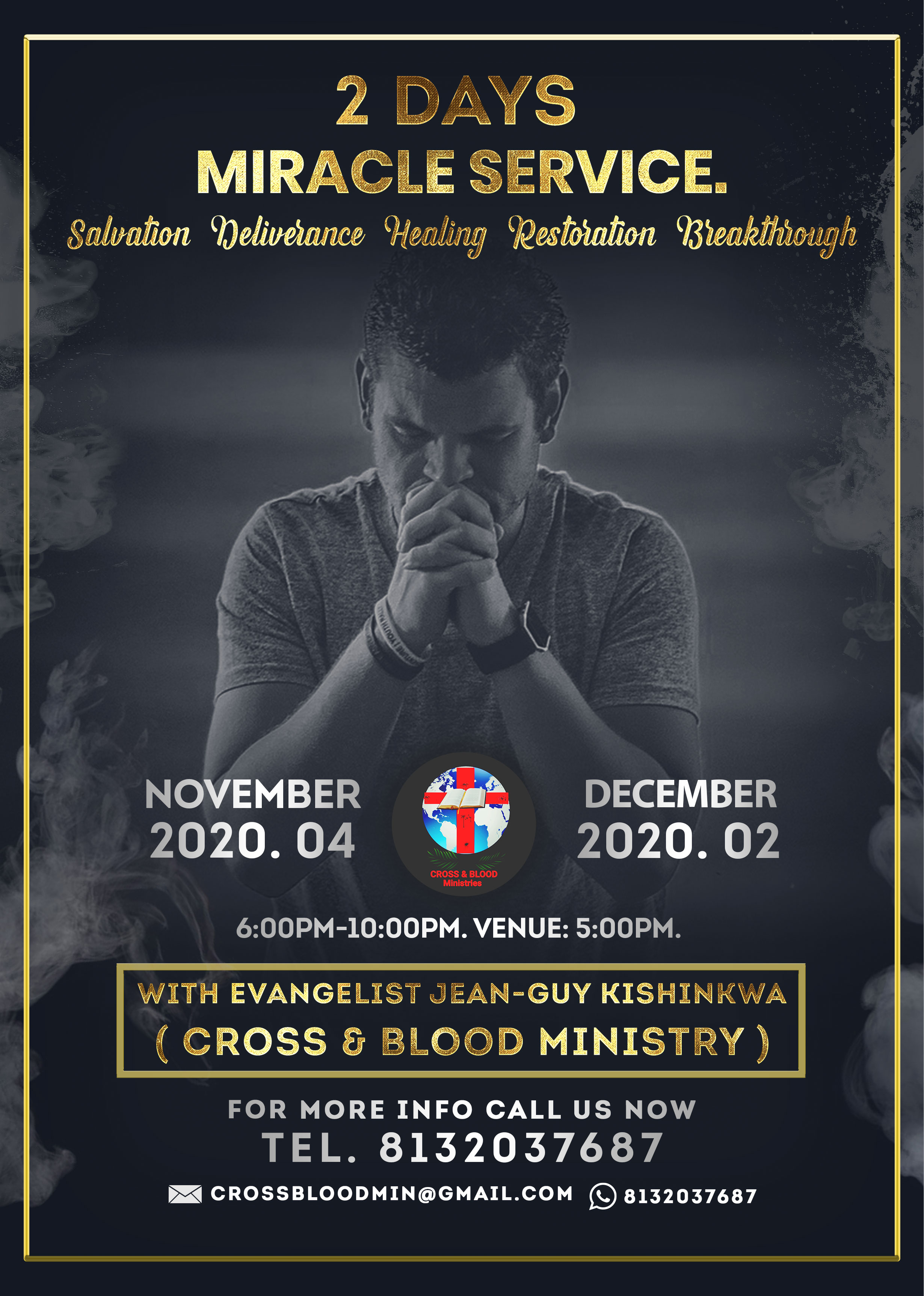 Diseño de Flyer por HeshanKavinda para CROSS & BLOOD MINISTRY  | Diseño #23804713