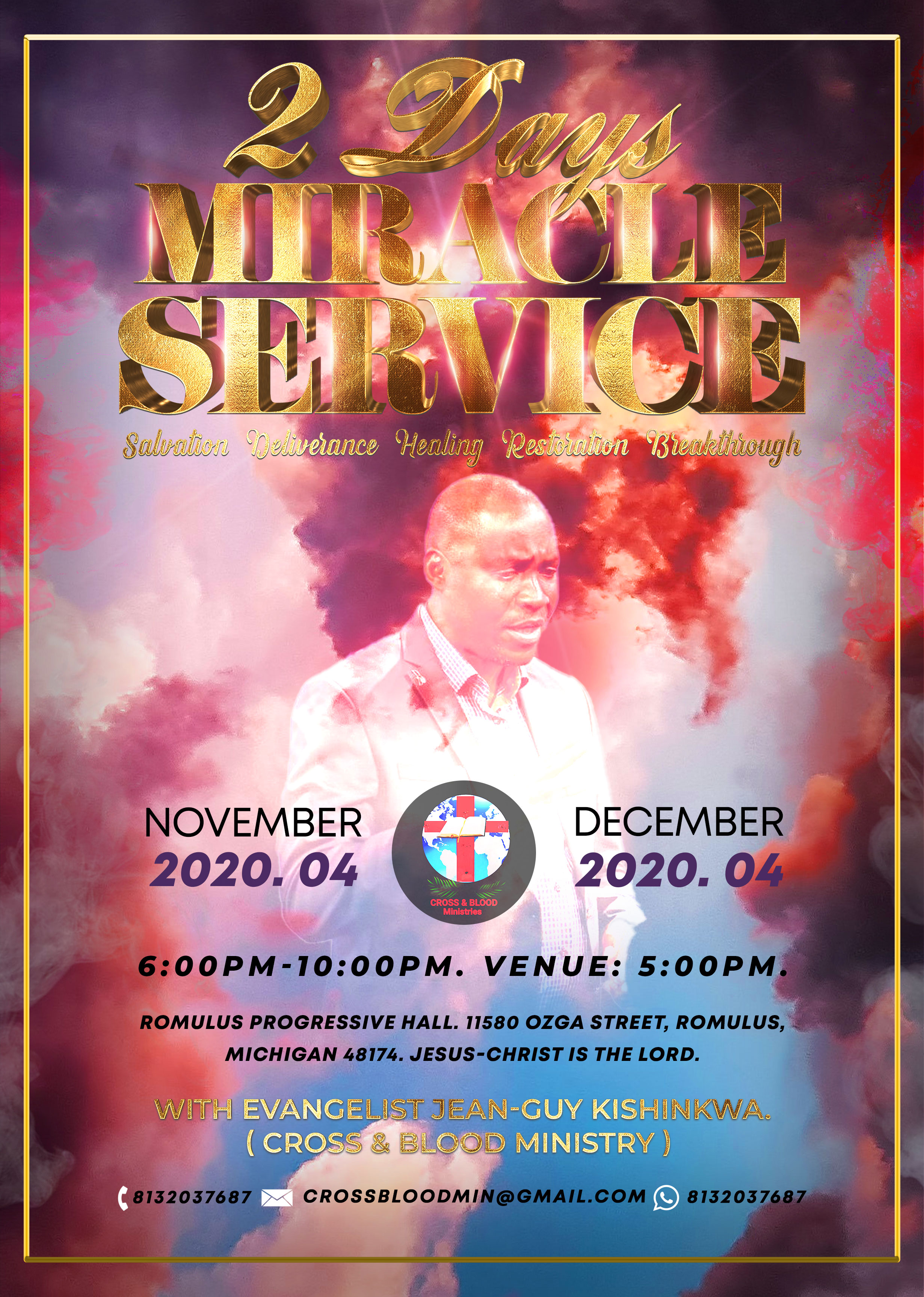 Flyer Design by HeshanKavinda for CROSS & BLOOD MINISTRY  | Design #23838526