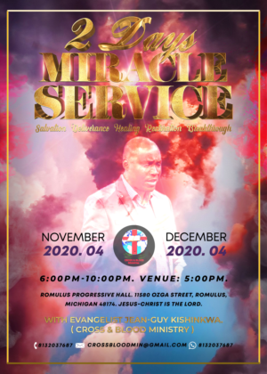 Design de Flyer par HeshanKavinda pour CROSS & BLOOD MINISTRY  | Design : #23838526