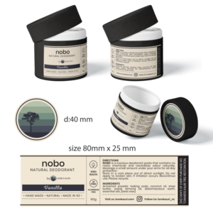 Design a Product Label for a Natural Deodorant Product | Label Design by Krasimira Georgieva
