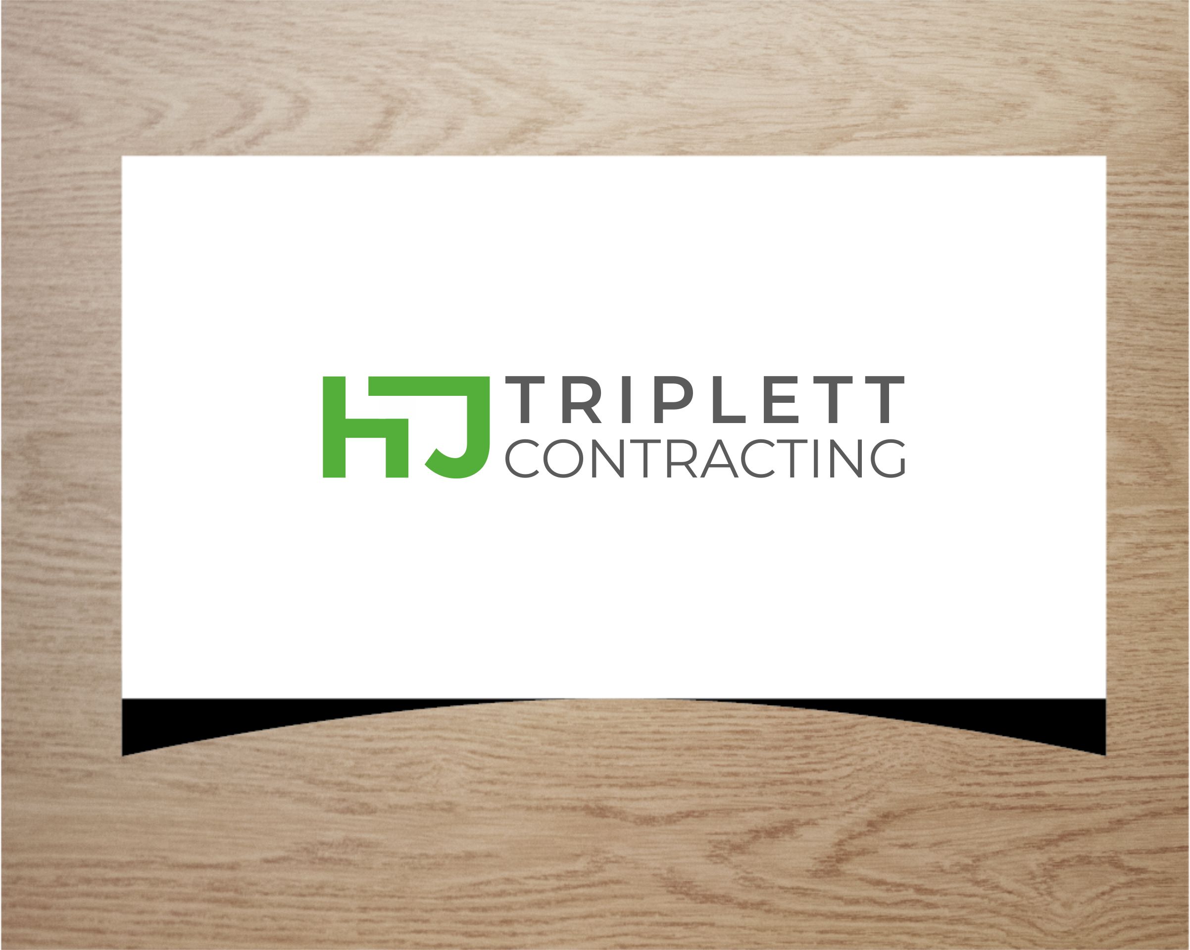 Logo Design by FAM STUDIO for H J Triplett Contracting | Design #23890728