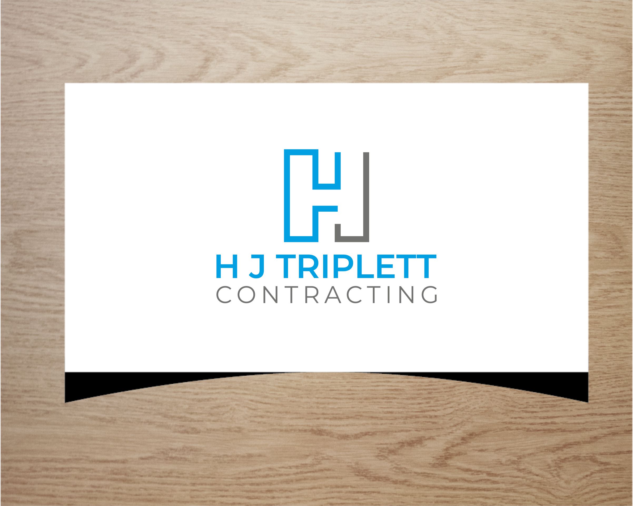 Logo Design by FAM STUDIO for H J Triplett Contracting | Design #23890742