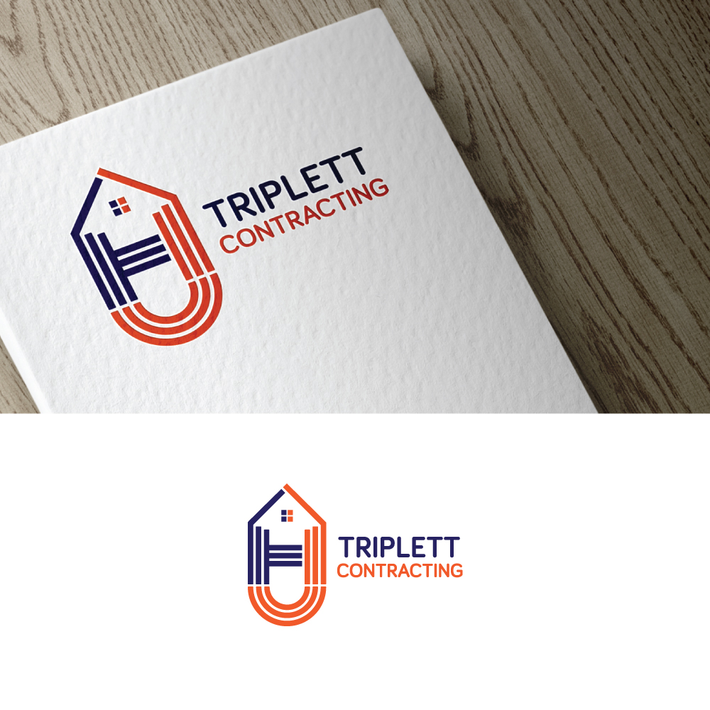 Logo Design by Just Pixels for H J Triplett Contracting | Design #23802332
