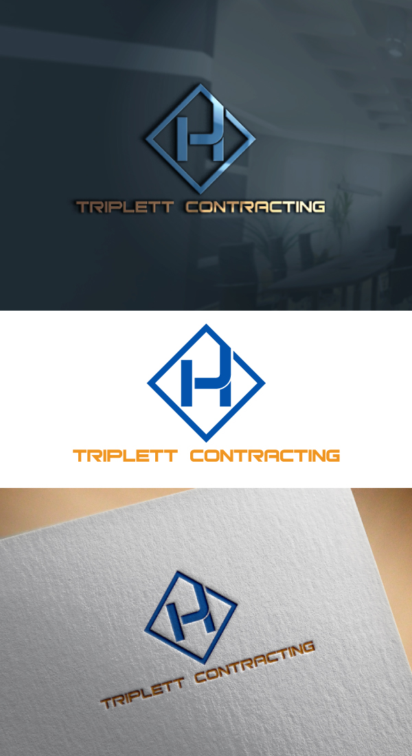 Logo Design by expert pro for H J Triplett Contracting | Design #23806922